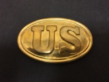 Rare Civil War Belt Buckle Replica