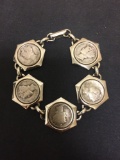 Vintage Mercury Dime Braclet