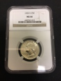 1959 D 25C MS 66 NGC Washington Quarter