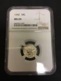 1942 10C MS 65 NGC Mercury Dime