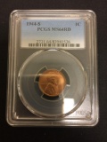 1944-S 1C PCGS MS64RD Lincoln Cent