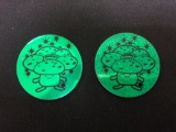 Lot of 2 1999 Pokemon Colelctible Tokens