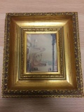 Beautiful Vintage Framed Art Piece