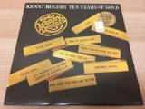 Kenny Rogers Ten Years of Gold Vinyl Record