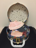 Lot of Adorable Vintage Doll's Clothes and Accessories In Vintage Case