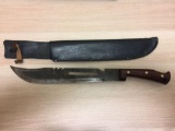 Iraq 2000's Militia Battle Used Machette War Knife Marked VN & Arabic