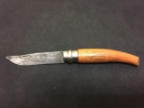 Opinel France Pocket Knife W/ Wooden Handle