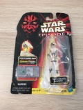 Vintage Star Wars Episode I Battle Droid W/ Blaster Rifle Action Figure (Factory Sealed)
