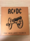 ACDC For Those About to Rock Vinyl Record
