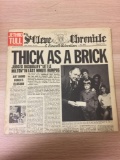 Jethro Tull Thick as a Brick Vinyl Record