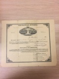 Vintage Gateway Nursery Stock Certificate - Awesome!