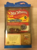 Hot Wheels 30 Years 1969 Authentic Commemorative Replica & Pin W/ CoA (Factory Sealed)