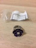 Adorable Vintage Collectible Sophie Flower Clock Ring