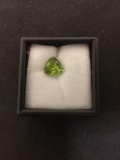 Trillion Faceted 9x9x9 mm 2.50 CT Peridot