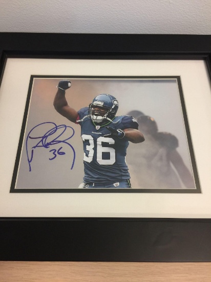 Framed & Matted 8x10" Lawyer Milloy Seattle Seahawks Autographed Photo