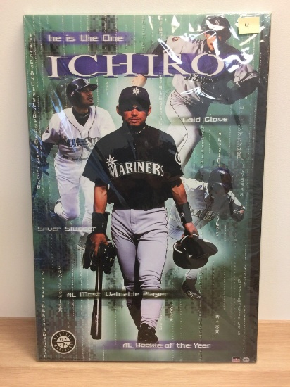 Huge 36" x 24" Ichiro Suzuki The Matrix Style Canvas Poster