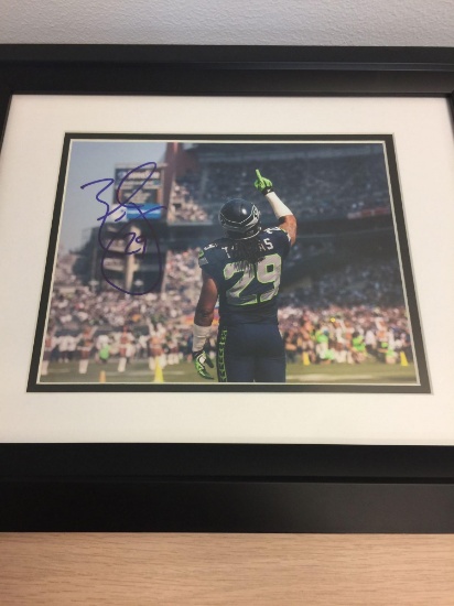 Framed & Matted 8x10" Earl Thomas Seattle Seahawks Autographed Photo