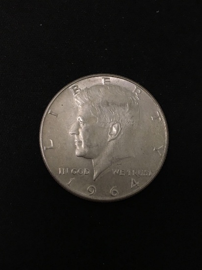 1964-D United States Kennedy Silver Half Dollar - 90% Silver Coin