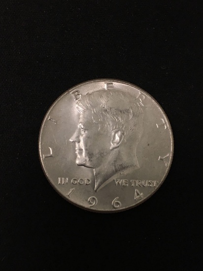 1964 United States Kennedy Silver Half Dollar - 90% Silver Coin