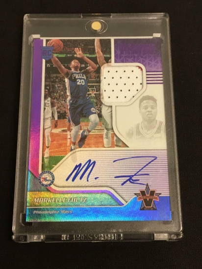 2017-18 Panini Vanguard Markelle Fultz Rookie Autograph Jersey Card /25