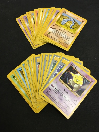 37 Card Lot of Vintage Pokemon Shadowless Cards