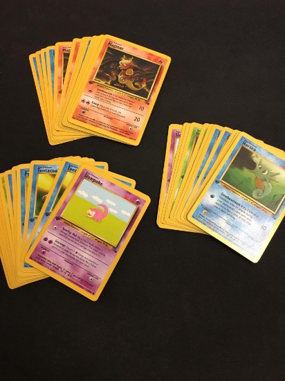 41 Card Lot of Pokemon Fossil 1st Edition Cards
