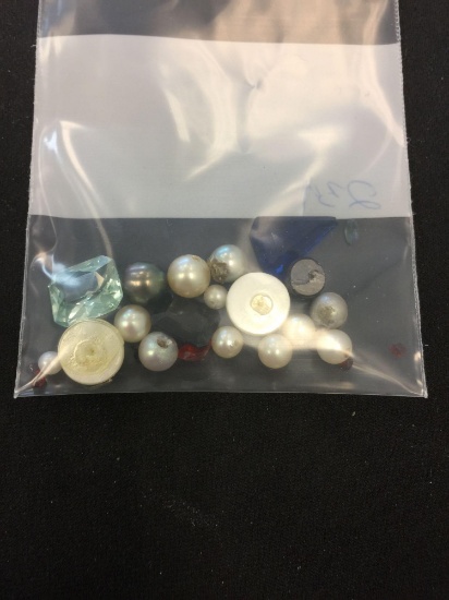 Lot of Various Pearls & Faceted Gemstones
