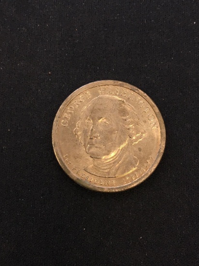 United States George Washington $1 Presidential Commemorative Coin