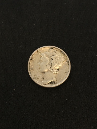 1944-S United States Mercury Silver Dime - 90% Silver Coin