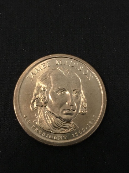 2007-P United States James Madison $1 Presidential Commemorative Coin