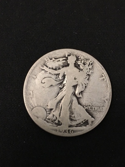 1936 United States Walking Liberty Silver Half Dollar - 90% Silver Coin