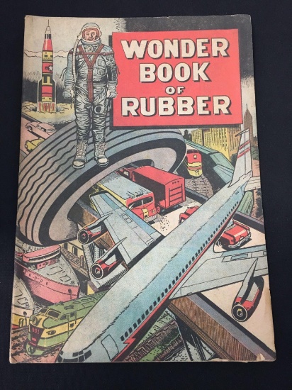 Vintage Wonder Book of Rubber Comic Book