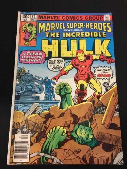 Marvel Super Heroes - Incredible Hulk #83 Comic Book