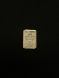 1 Gram .999 Fine Silver Maple Leaf Silver Bullion Bar