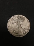 1943-S United States Walking Liberty Silver Half Dollar - 90% Silver Coin