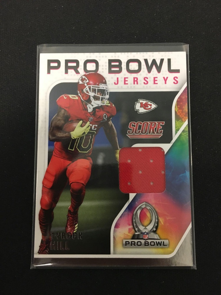 2018 Panini Score Pro Bowl Jerseys Tyreek Hill Chiefs Jersey Football Card Art Antiques Collectibles Sports Memorabilia Cards Sports Trading Cards Online Auctions Proxibid