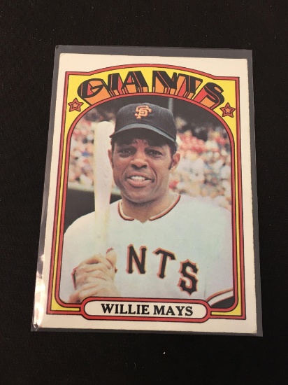 1972 Topps #49 Willie Mays Giants Vintage Baseball Card