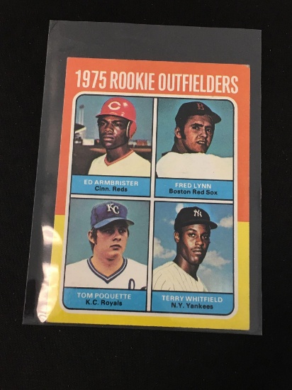 1975 Topps Mini #622 Fred Lynn Red Sox Rookie Vintage Baseball Card