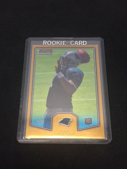 2011 Bowman Gold Rookies Cam Newton Panthers Rookie Football Card