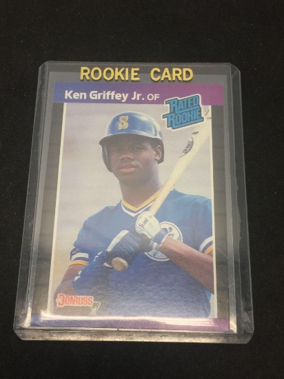 1989 Donruss #33 Ken Griffey Jr. Mariners Rookie Baseball Card