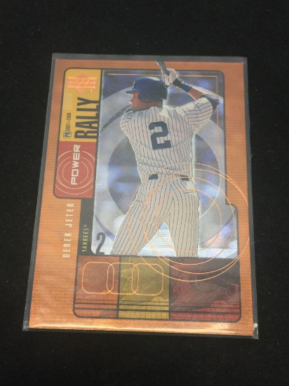 1999 Upper Deck Power Rally Derek Jeter Yankees Insert Baseball Card