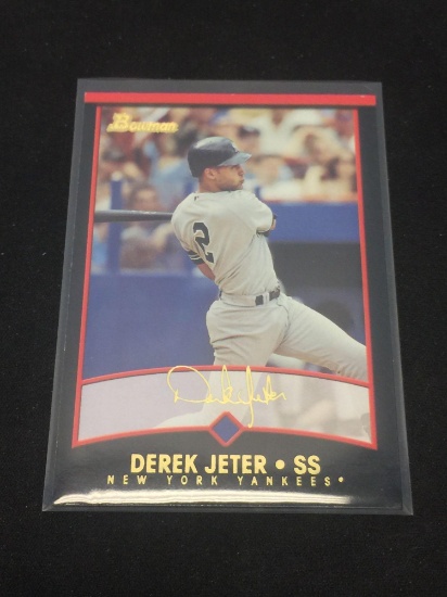 2000 Bowman Gold Derek Jeter Yankees Insert Baseball Card