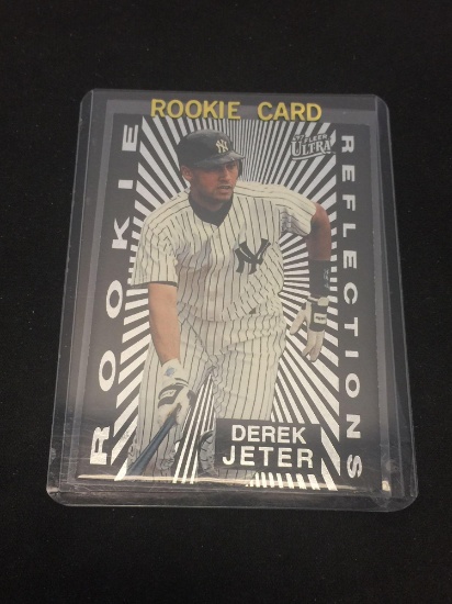 1997 Ultra Rookie Reflections Derek Jeter Yankees Insert Baseball Card