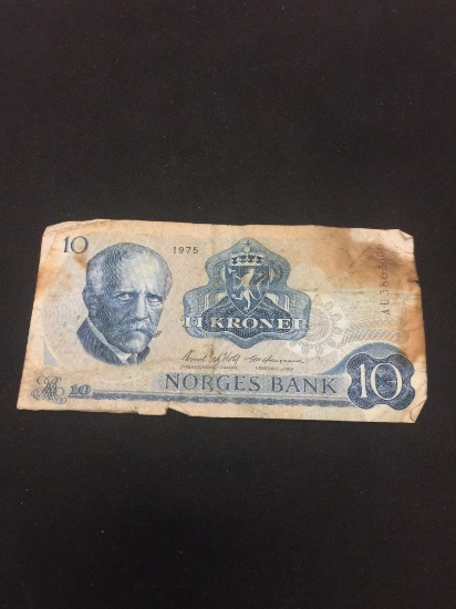 Norway 1975 10 Kroner