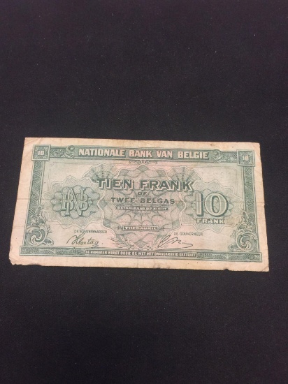 Belgium 1943 10 Francs
