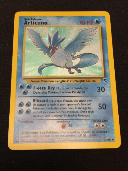 Pokemon Articuno Holofoil 2/110 Legendary Rare Card