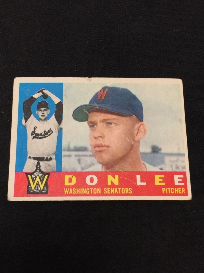 1960 Topps #503 Don Lee Senators Vintage Baseball Card