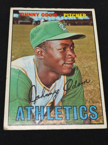 1967 Topps #282 Johnny Odom Athletics Vintage Baseball Card