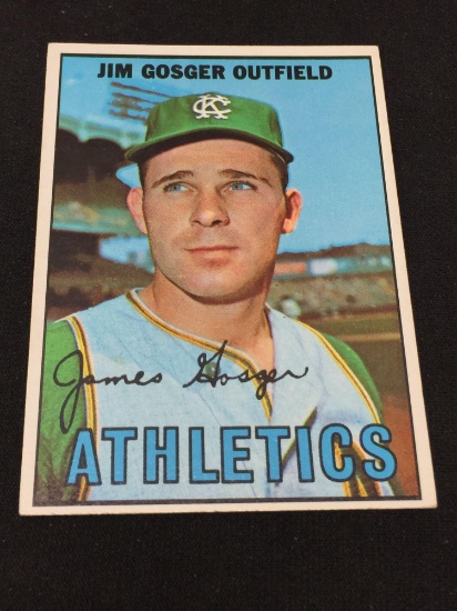 1967 Topps #17 Jim Gosger Athletics Vintage Baseball Card