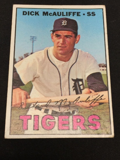 1967 Topps #170 Dick McAuliffe Tigers Vintage Baseball Card